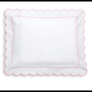 Matouk standard sham, butterfield coral